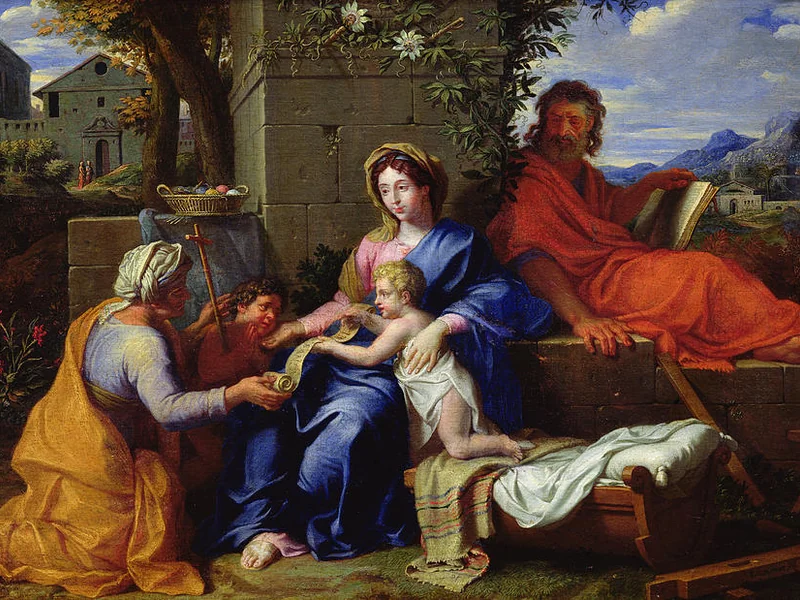 1629-Louis Licherie - La Sacra Famiglia